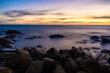 Obraz premium sunset on the beach