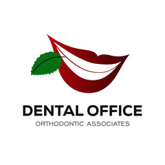 Dental Clinic Logo Design Dentist Logo Tooth abstract Linear Dentist stomatology