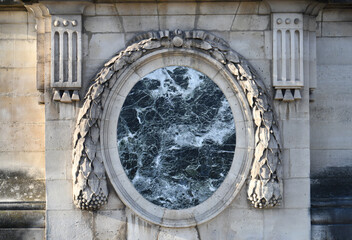 Plaque de marbre place de la concorde 