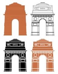 Fototapeta premium India Gate in New Delhi.