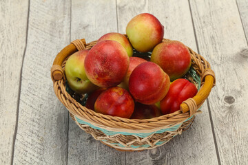 Sweet tasty fresh ripe apricots