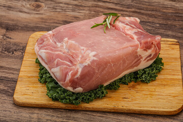 Pork meat piece for cooking