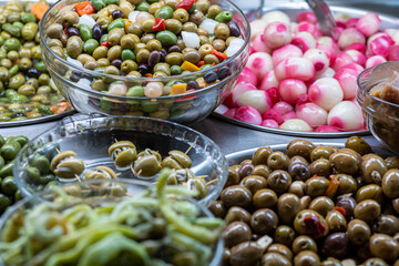 olives in a market