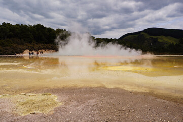 Wai -O-Tapu  themal wonderland in New Zealand