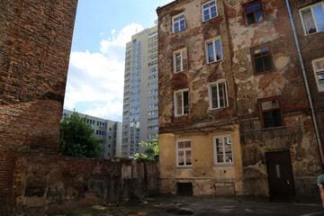 Stadtansichten von Warschau in Polen im Sommer