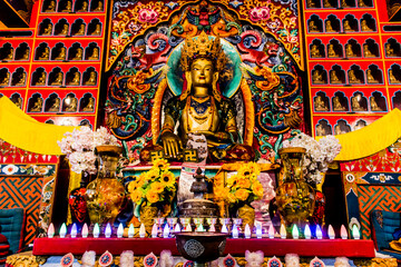 Fototapeta premium Bon Monastery, Solan, Himachal Pradesh