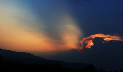 Sundown last shines a light on the day.