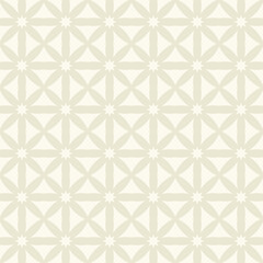 Fototapeta premium Vector simple neutral abstract stars seamless texture.