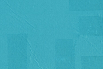 A blue vintage rough sheet of carton. Recycled environmentally friendly cardboard paper texture. Simple minimalist papercraft background.