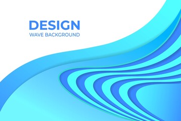 blue wave gradient background. beautiful for wallpaper and your website