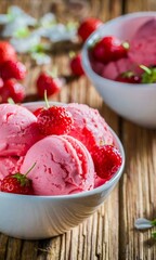 strawberry ice cream
