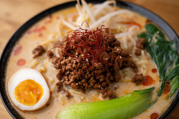 Tantan-men, japanese style dandan noodle ramen