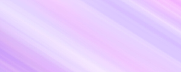 Blurry violet, lavender, pink diagonal gradient. Multicolored abstract panoramic background. Soft pastel speed strips. Delicate design for web banner, website, invitation, landing page, gift card