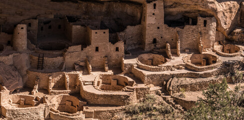 Cliff Palace Cliff Dwelling, Mesa Verde National Park, Colorado, USA