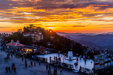 Views of Shimla in Monsoon