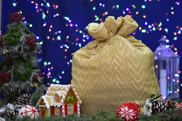 christmas tree and gifts
