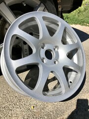 wheel of the car