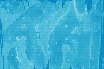 A blue vintage rough sheet of carton. Recycled environmentally friendly cardboard paper texture. Simple minimalist papercraft background.