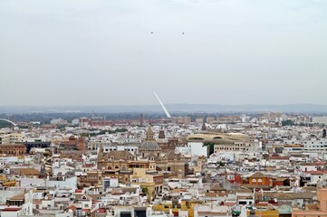 Vista panorâmica da cidade de Sevilha / Espanha