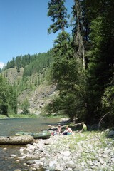 National Forests.  St. Joe National Forest, Idaho.  Rafting on the St. Joe River