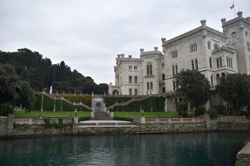 Fototapeta na wymiar Castello di Miramare (Trieste)