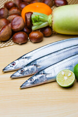 サンマと秋の味覚