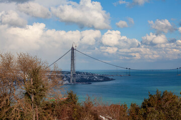 Istanbul 3rd Bosphorus Bridge Construction (Yavuz Sultan Selim Bridge)