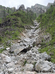 river in the mountains