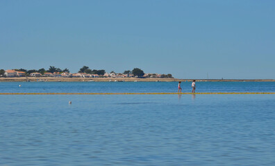 Plage de la claire, le Vieil, l'île de Noirmoutier, France