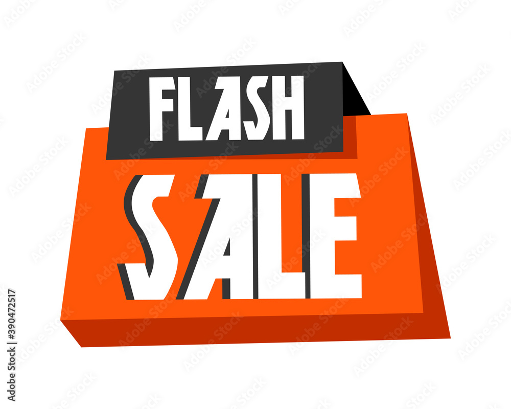 Poster flash sale inspiration. rectangular isolated form.