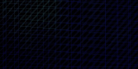 Dark BLUE vector texture with lines.