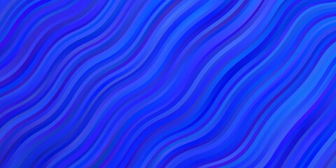 Fototapeta premium Light BLUE vector background with lines.