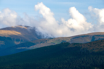 Landscape in Sureanu Mountains