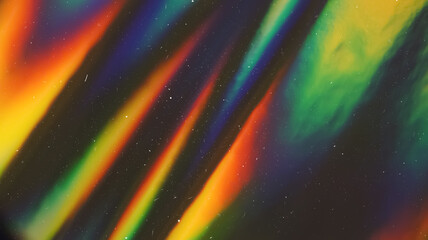 Dusted Holographic Abstract Multicolored Backgound Photo Overlay, Using Screen Mode for Vintage...