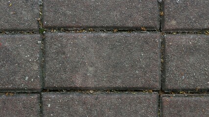 fragment of a pavement made of cobblestones