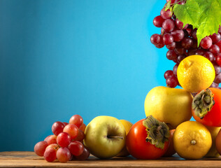  image of vine grapes and fruits close-up