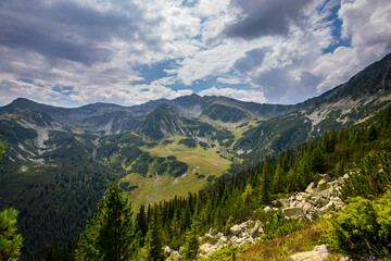 Obraz na płótnie Canvas Landscape in Carpathian Mountains, Retezat Mountains, Romania