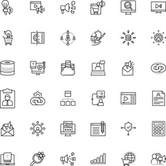 internet vector icon set such as: register, innovative, groups, electric, international, approve, clipboard, activity, developer, writing, ebook, image, employment, address, technological, look