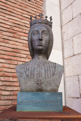 Queen Isabella I of Castile bust