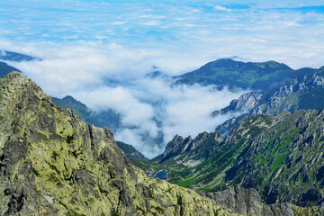 Tatra Mountains in Slovakia, beautiful mountain landscape in Carpathians