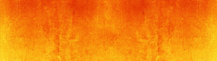 Abstract grunge yellow orange red watercolor painted paper texture background banner ( autumnal autumn colors template )