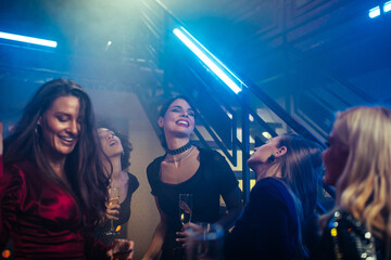 Girls at the disco