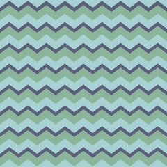 Seamless zig zag background, stripes in blue palette. Vector illustration for design of winter illustrations, New Year and Christmas backgrounds.