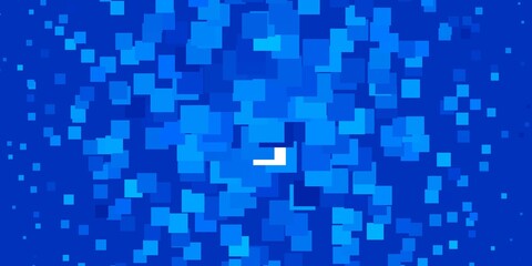 Light BLUE vector template in rectangles.