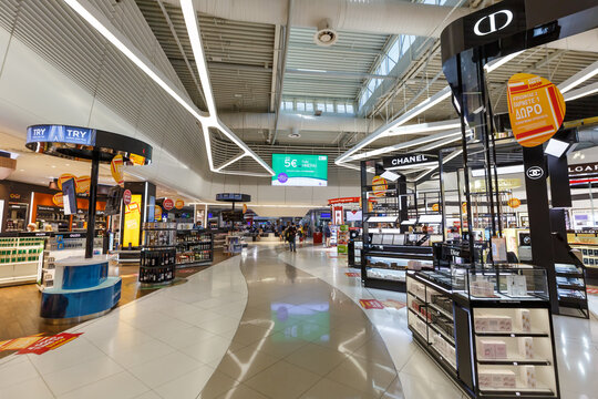 Duty Free Shop Athens ATH Airport Terminal in Greece