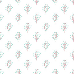 Seamless pattern with hand drawn elements. Minimalist style decorative texture. Textile, stationery, scrapbook, wallpaper design.