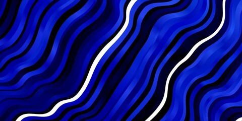 Dark BLUE vector texture with wry lines.