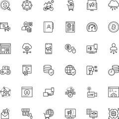 internet vector icon set such as: manager, mark, currency, filled, speak, cartoon, sailing, editable, online marketing, choice, coin, work, tree, address, partnership, tracking, gamepad, test