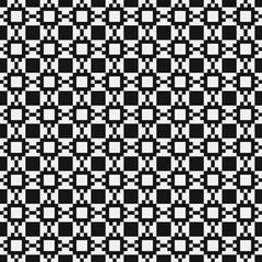 Fototapeta premium Abstract Cross Pattern Dots Logo generative computational art illustration