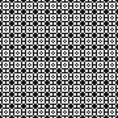 Fototapeta premium Abstract Cross Pattern Dots Logo generative computational art illustration
